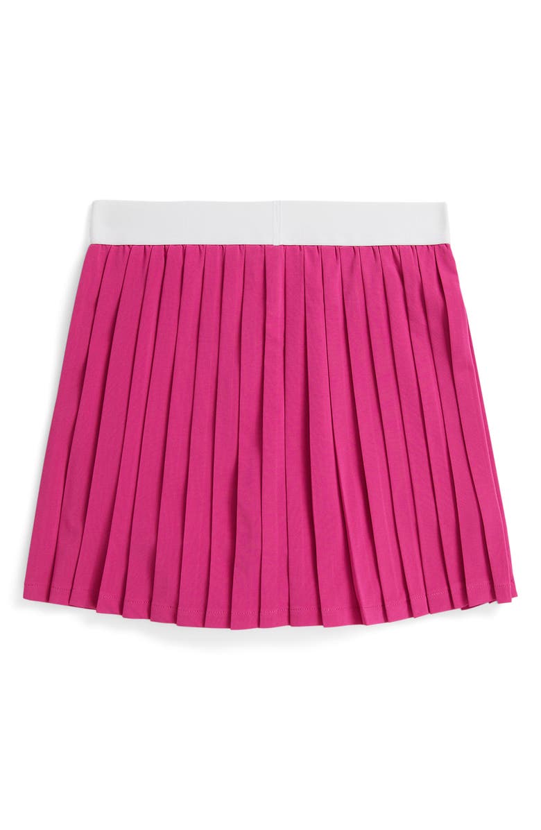 Polo Ralph Lauren Kids' Polo Team Pleated Skirt, Alternate, color, College Pink