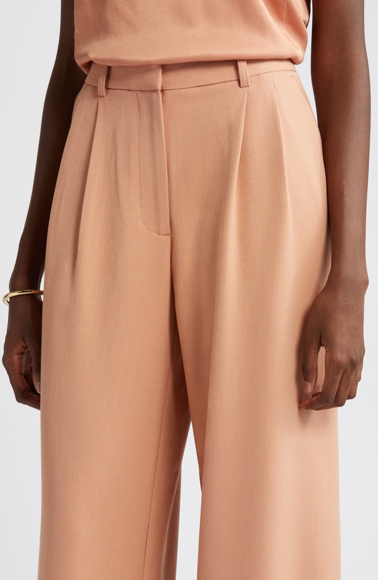 Nordstrom Double Pleat Wide Leg Pants, Alternate, color,
