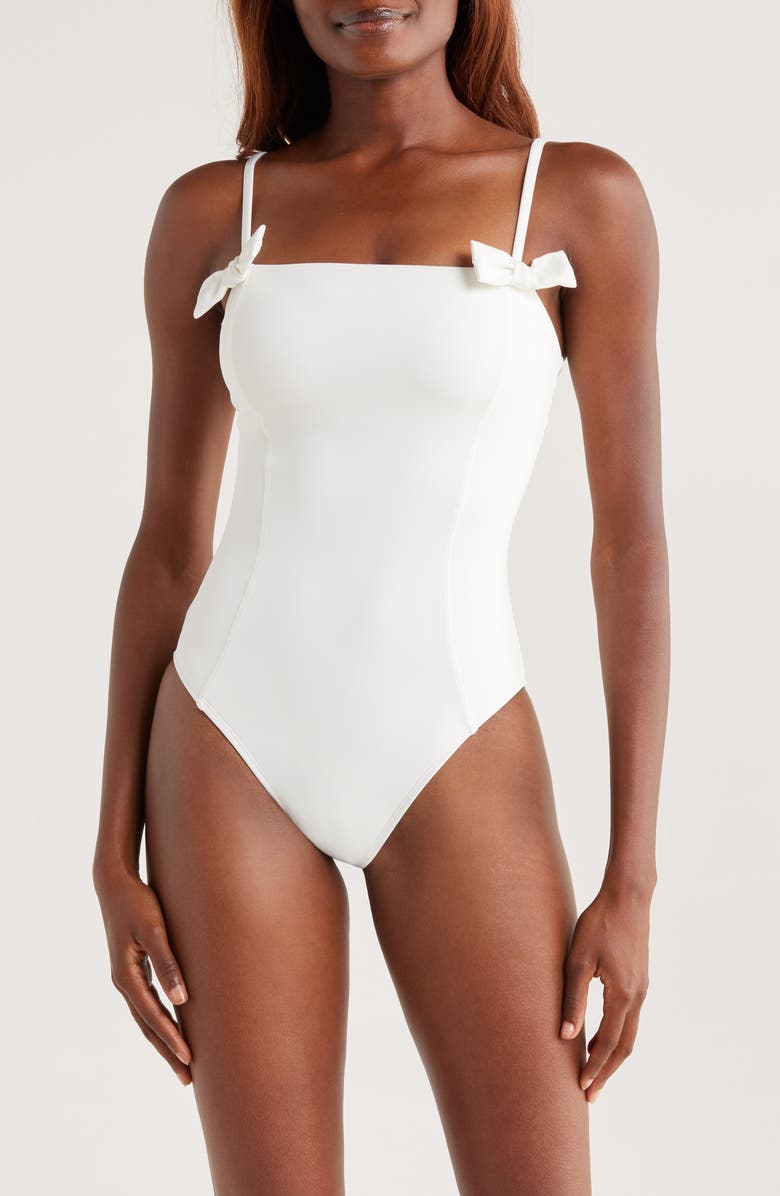 Hutch Bow Strap One-Piece Swimsuit, Main, color, 