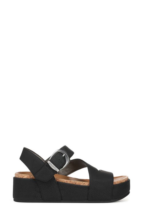 Shop Blowfish Malibu Isabel Platform Sandal In Black Faux Nubuck