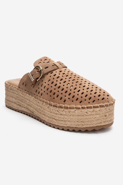 Louis Leather Platform Sandal