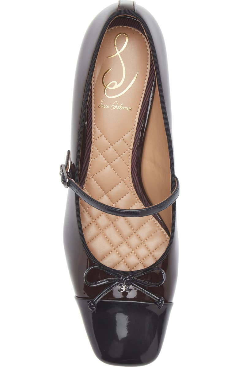 Sam Edelman Thora Mary Jane Pump, Alternate, color, Choco/ Black