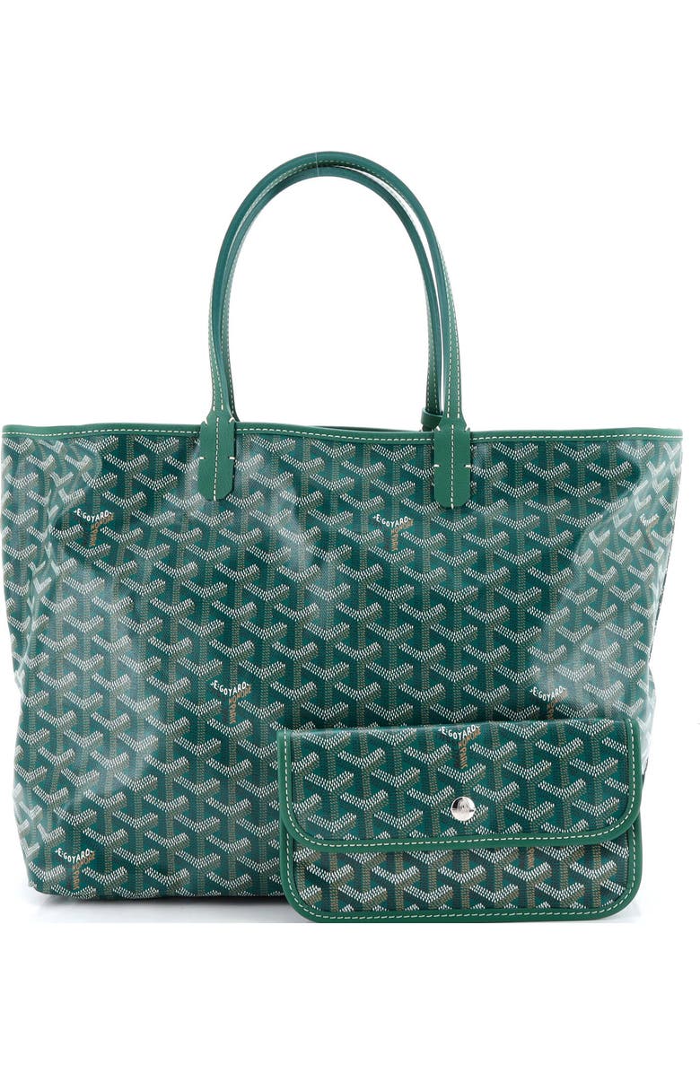 Pre-Owned Goyard Saint Louis Tote Coated Canvas PM, Alternate, color, Green