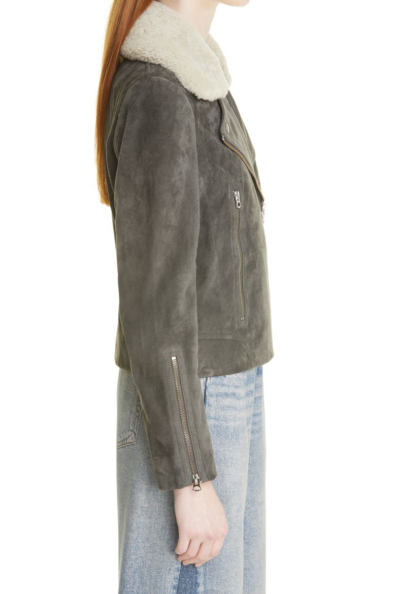 Mack Genuine Suede Jacket, Alternate, color, DARKGREY