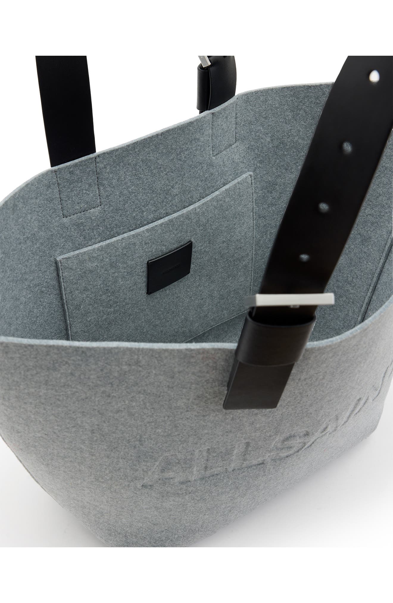 Anik Felt Tote, Alternate, color, GREY MARL