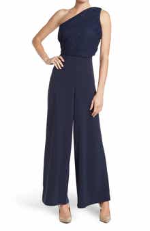 Ava One-Shoulder Wide Leg Jumpsuit