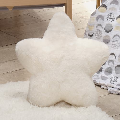 Lambs & Ivy Star Pillow Plush In White