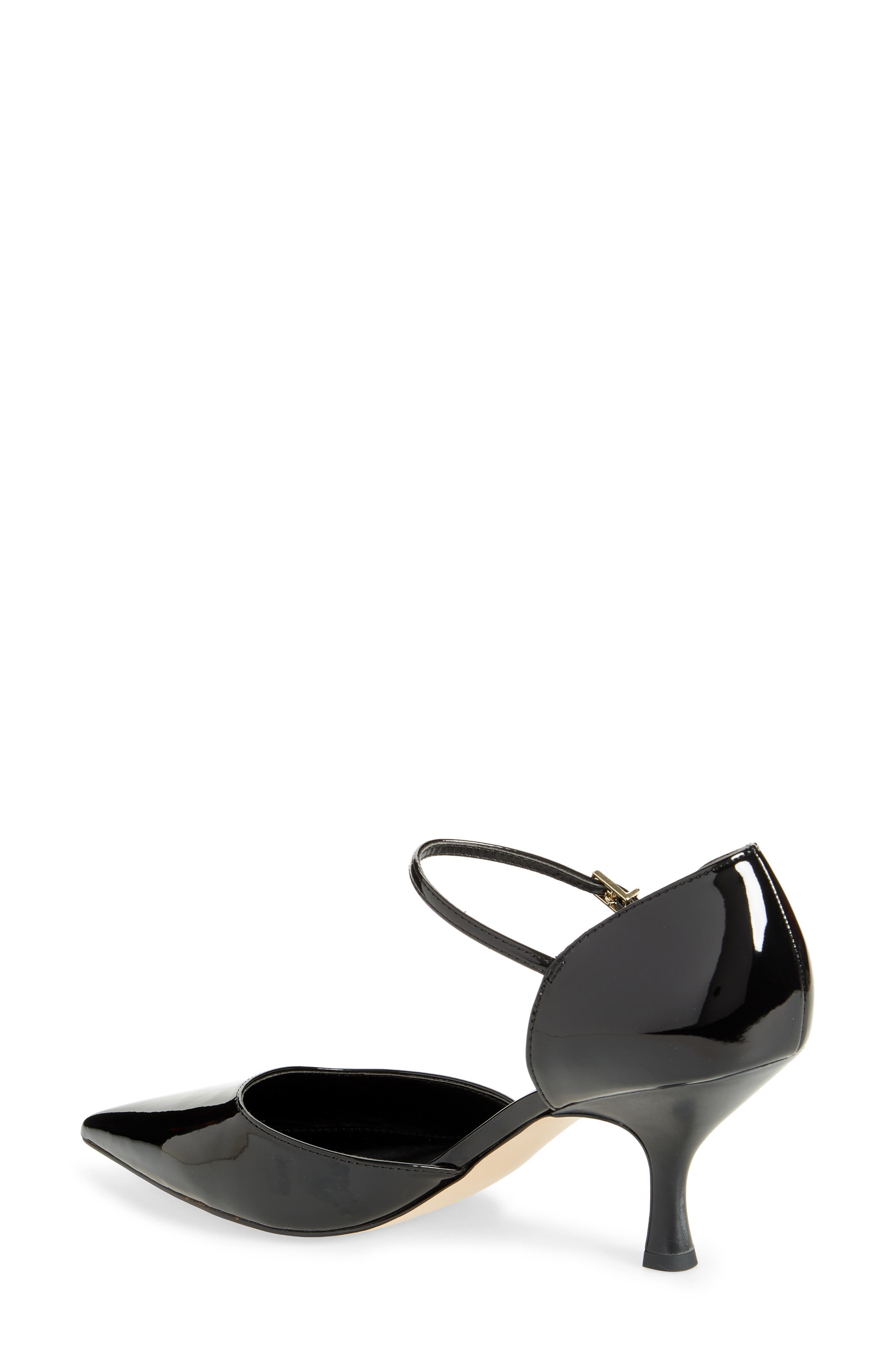 Nordstrom Liv Pointed Toe d'Orsay Pump, Alternate, color, Black Patent