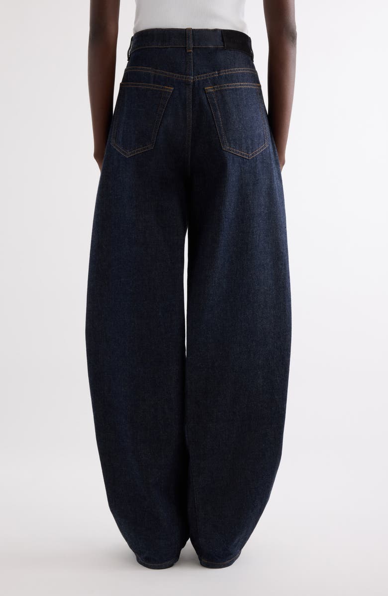 Givenchy Coccon Denim Trousers, Alternate, color, Dark Blue