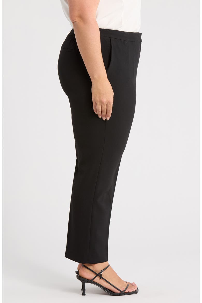 Elastic Back Pants, Alternate, color, BLACK
