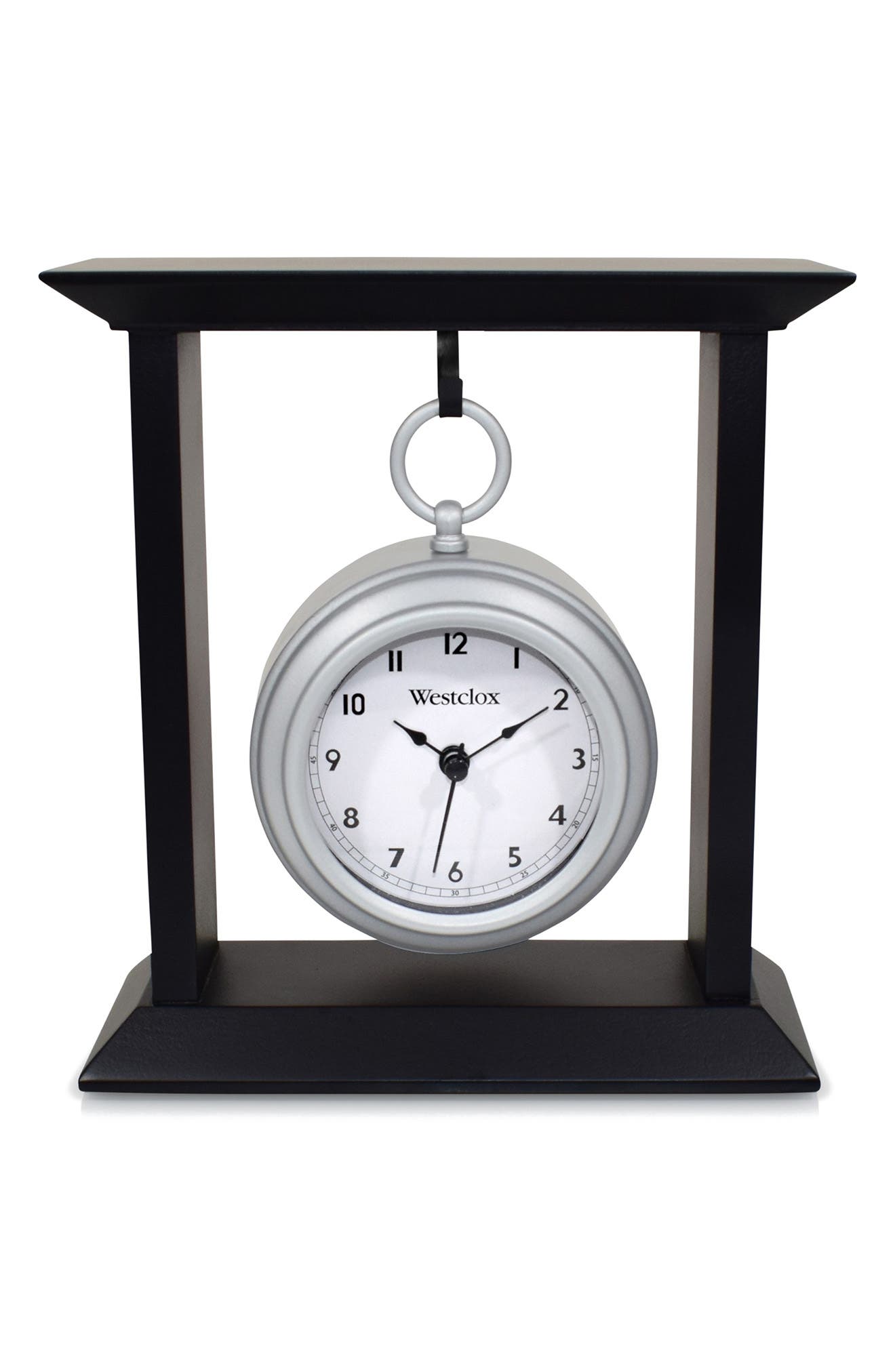 Westclox MDF and Metal Mantel Clock