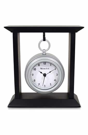 MDF and Metal Mantel Clock
