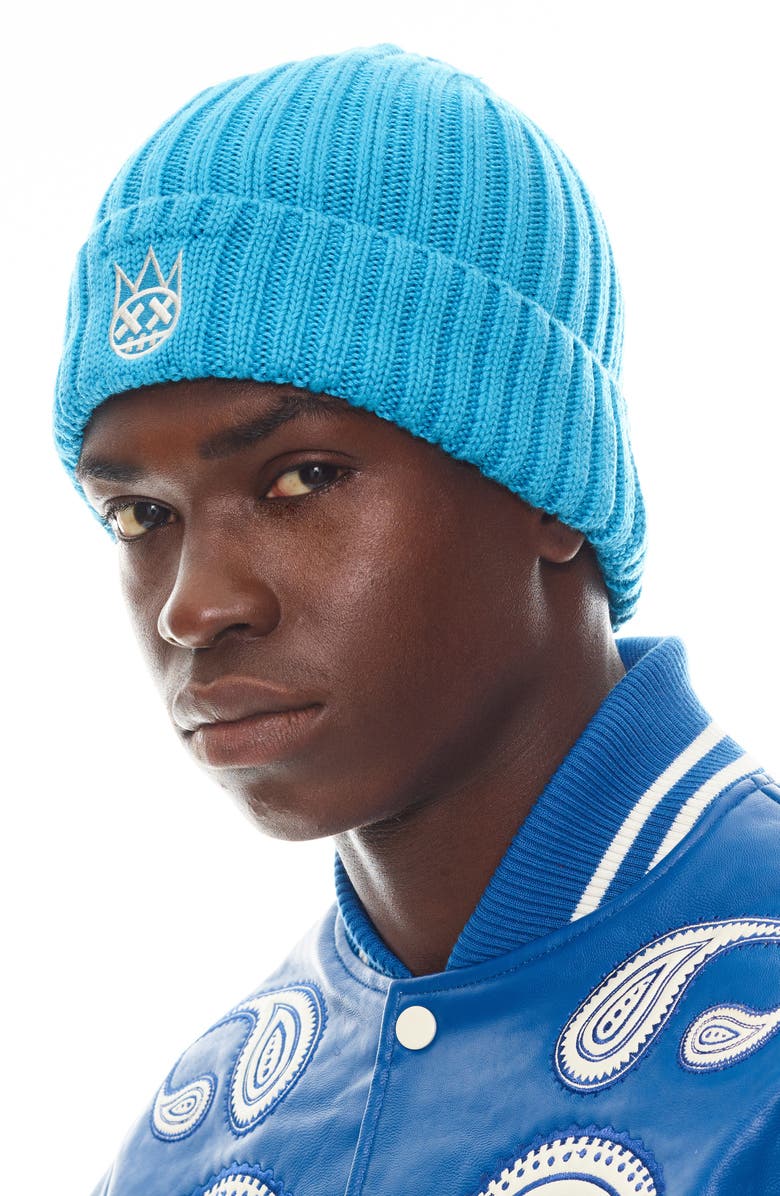 Cult of Individuality Shimuchan Logo Beanie, Alternate, color, Electric Blue