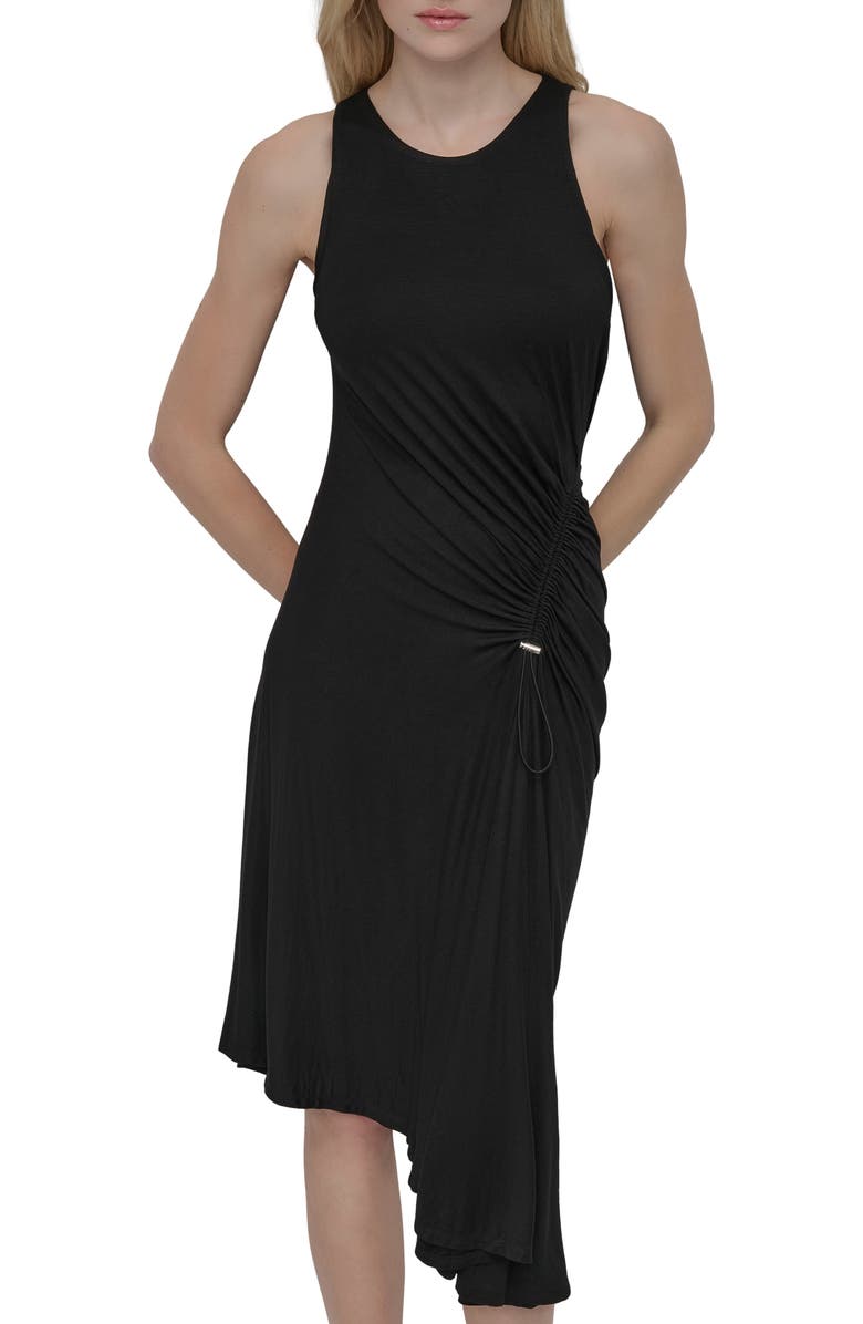 DKNY Jersey Ruched Sheath Dress, Alternate, color,