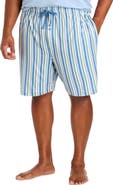Harbor Bay by DXL Big & Tall Performance Striped Lounge Shorts