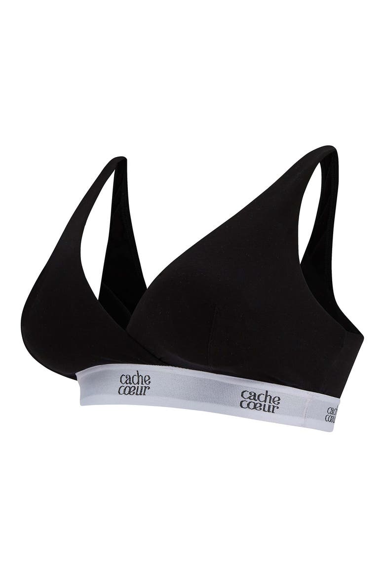 Life Maternity and nursing bra, Alternate, color, BLACK
