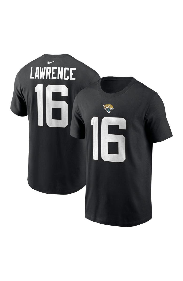 Nike Men's Nike Trevor Lawrence Black Jacksonville Jaguars Player Name & Number T-Shirt, Main, color, Black