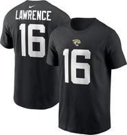 Nike Men's Nike Trevor Lawrence Black Jacksonville Jaguars Player Name & Number T-Shirt