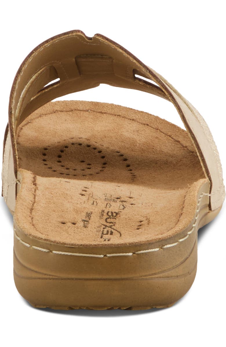 Flexus by Spring Step Tethys Slide Sandal, Alternate, color, Bone