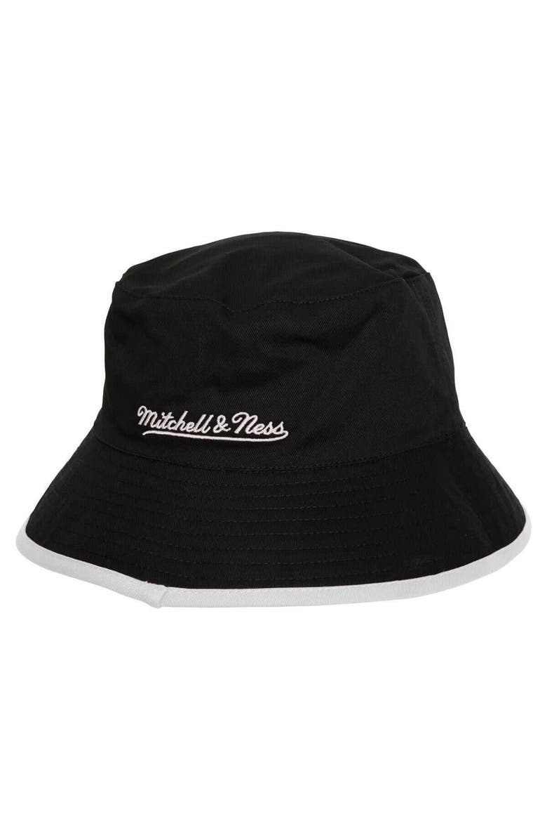 Mitchell & Ness Men's Mitchell & Ness Black/Blue Golden State Warriors Flip It Reversible Bucket Hat, Alternate, color, Black