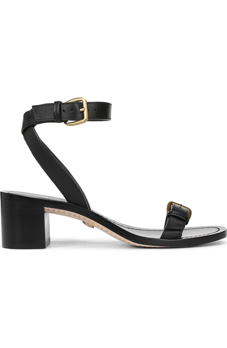 Veronica Beard Elia Ankle Strap Sandal, Alternate, color, Black