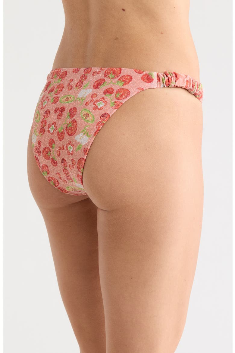 Belle Bikini Bottoms, Alternate, color, POMODORO