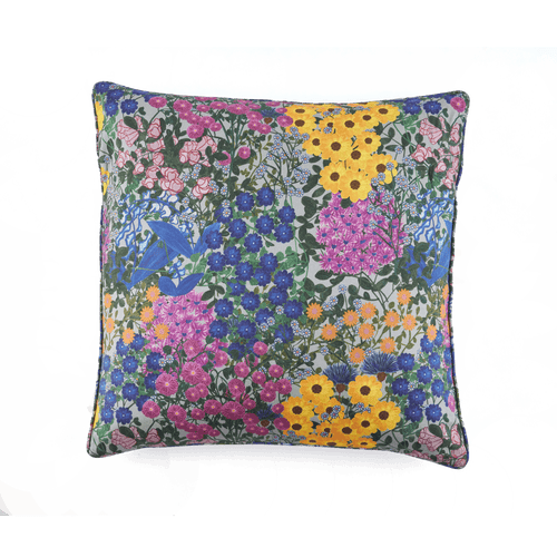 Sophie Williamson Design Square Pillow Cover Pré Fleuri In Multi