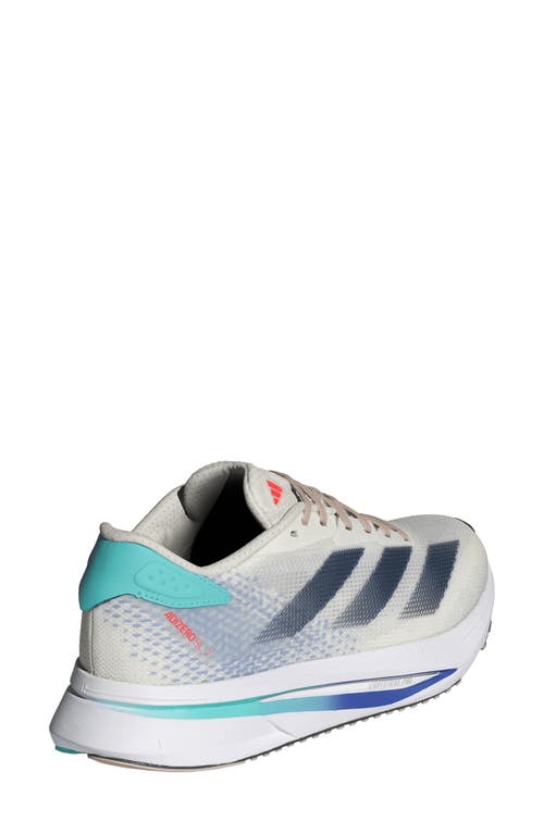 Adidas Originals Adidas Adizero Sl2 Running Shoe In White/ruby/royal Blue