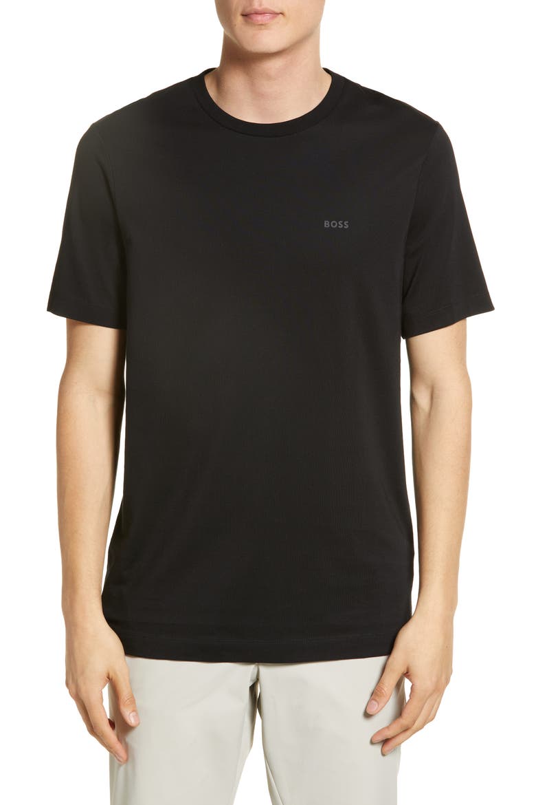 Thompson Solid T-Shirt, Main, color, BLK