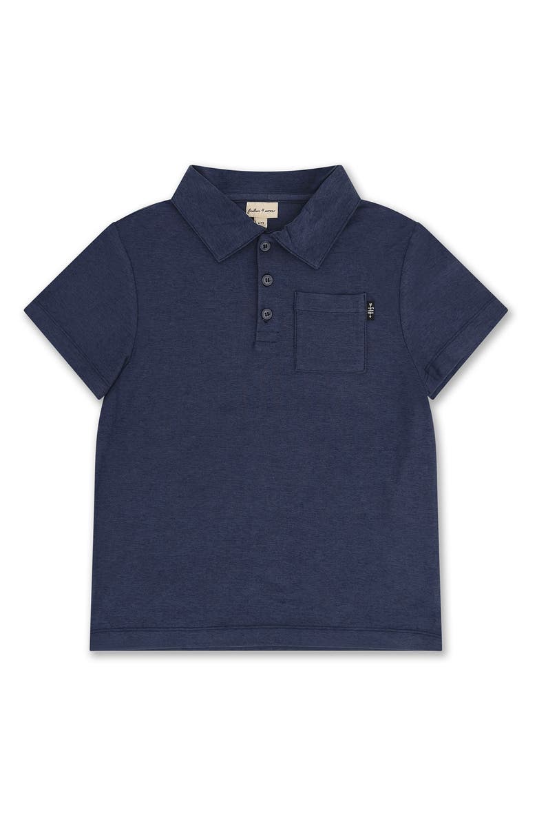 Feather 4 Arrow Kids' Feel Good Performance Polo, Main, color, Navy