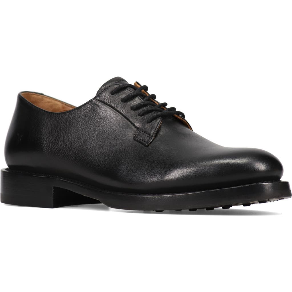 Frye Dylan Plain Toe Oxford In Black