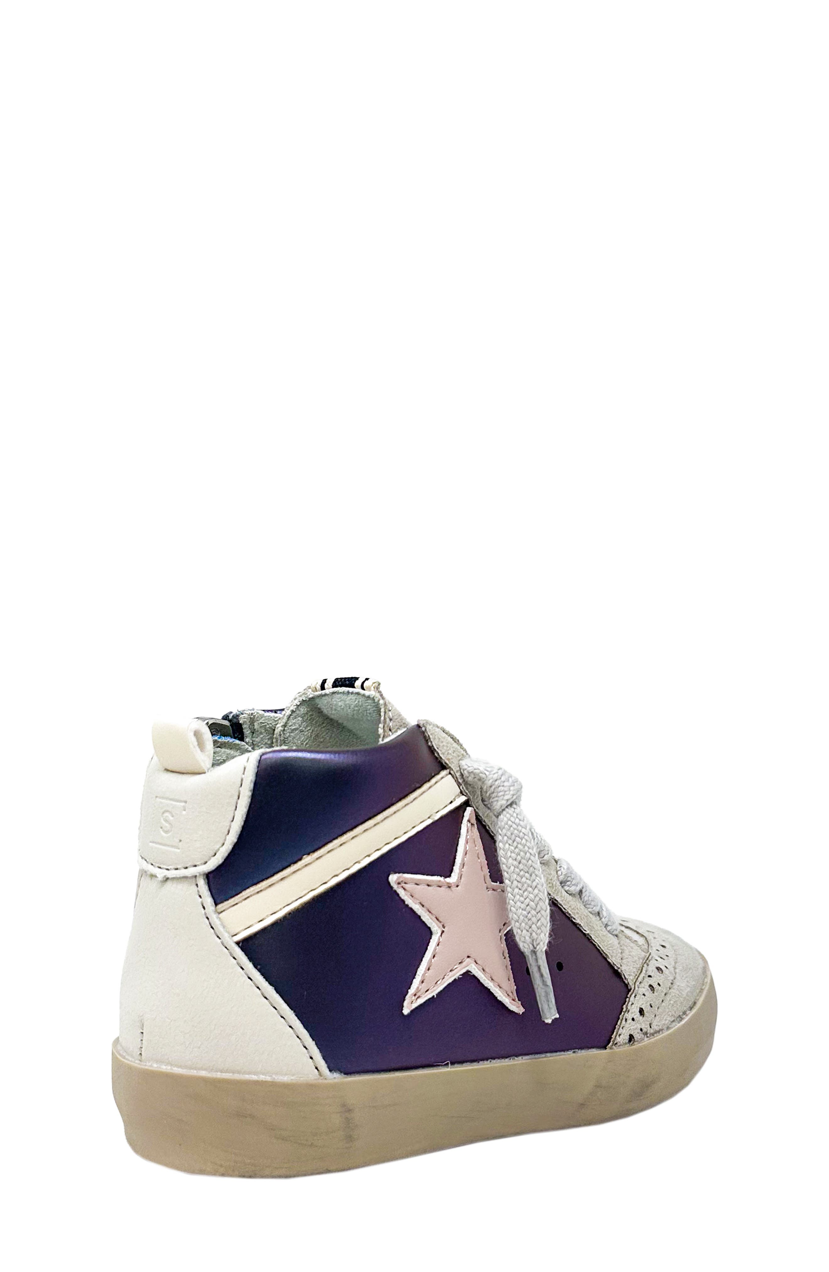 SHUSHOP Kids' Paulina Mid-Top Sneaker, Alternate, color, Teal