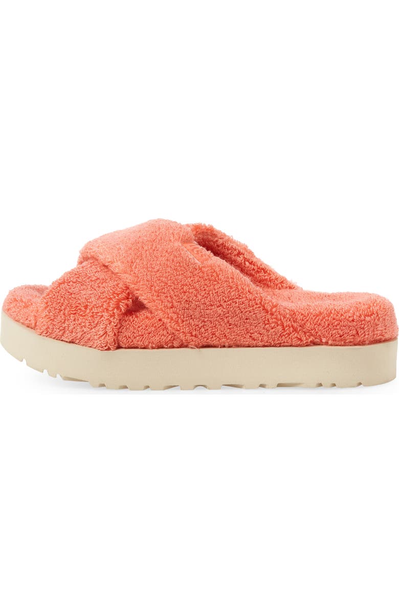 UGG<sup>®</sup> Fuzz Sugar Terry Crossover Slide Slipper, Alternate, color,