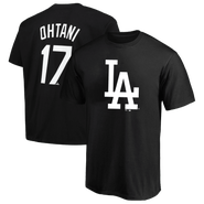 PROFILE Men's Profile Shohei Ohtani Black Los Angeles Dodgers Big & Tall Name & Number T-Shirt