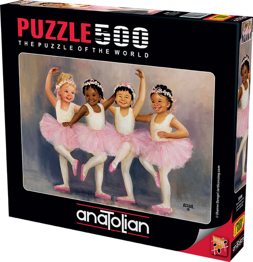 Anatolian Little Ballerinas 500 piece Jigsaw Puzzle for Adults in Multicolor 