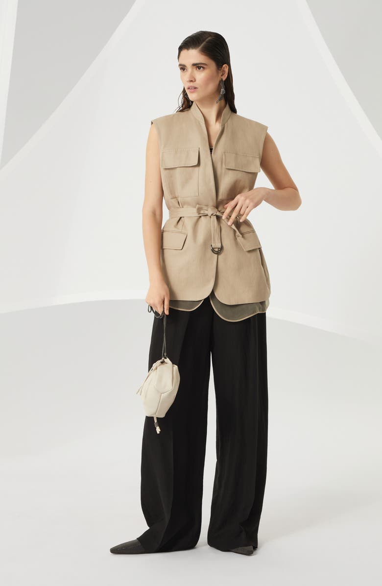 Brunello Cucinelli Sartorial Wide trousers, Alternate, color, 