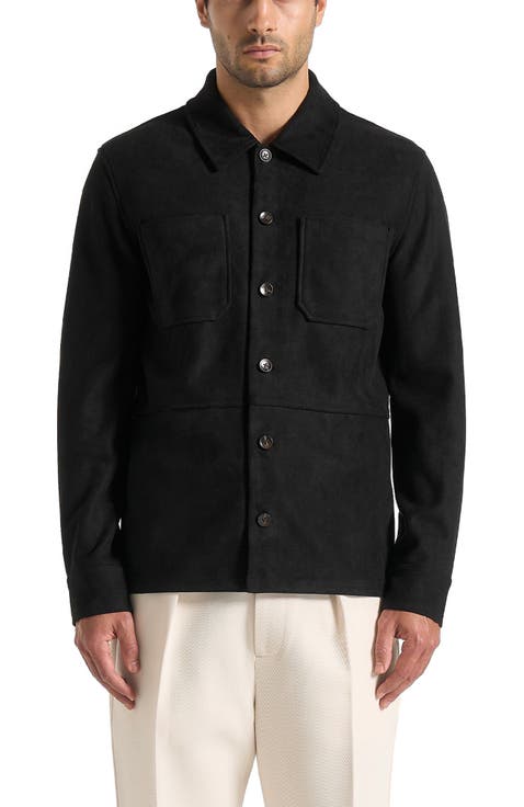 Thomas Suede Long Sleeve Shirt