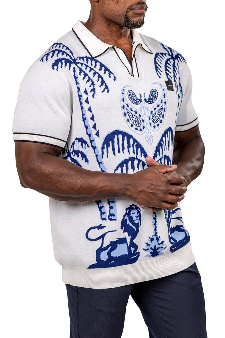 Ascension Relaxed Polo, Alternate, color, WHITE