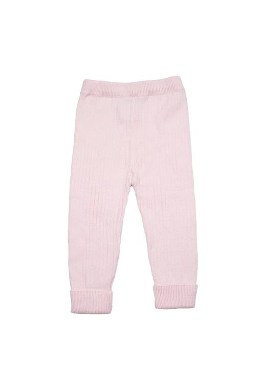 Cuclie Babies'  Knit Leggings In Pink