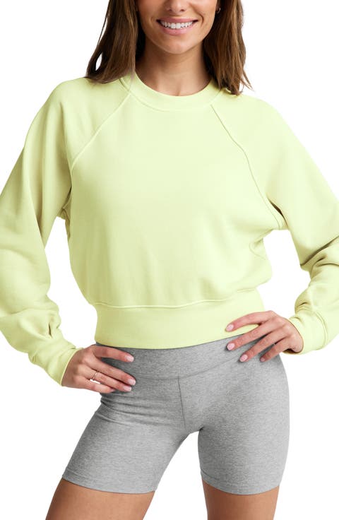 Fade Out Crop Sweatshirt