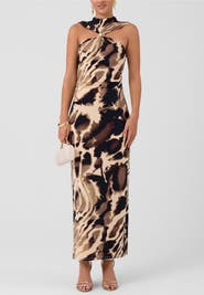 RACHEL Rachel Roy Pricilla High Neck Midi Dress