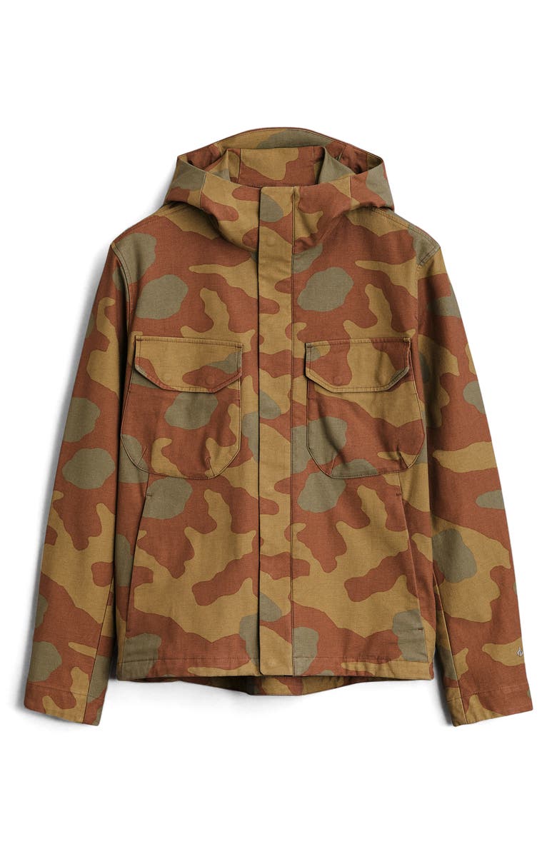 rag & bone Military Tactic Camo Print Stretch Cotton Jacket, Alternate, color, Camo