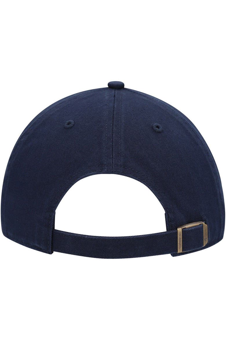 Men's '47 Navy Houston Astros Logo Cooperstown Collection Clean Up Adjustable Hat, Alternate, color, Navy