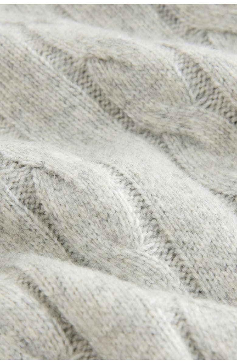 NEXT Kids' Cable Crewneck Sweater, Alternate, color, Grey