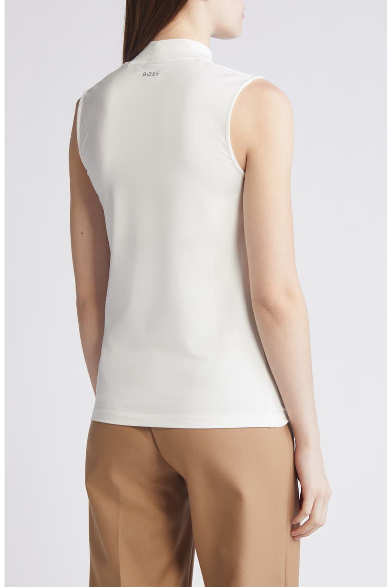 Emise Mock Neck Sleeveless Top, Alternate, color, SOFT CREAM
