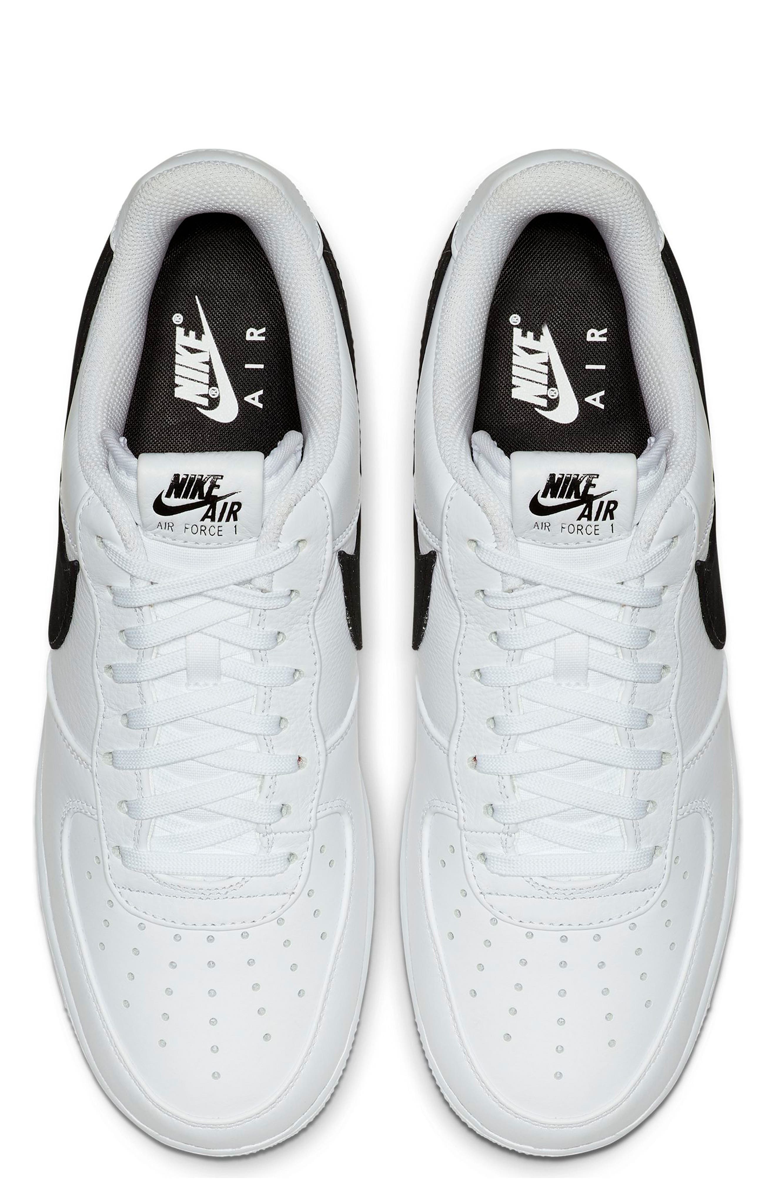 Air Force 1 '07 Premium 2 Sneaker, Alternate, color, WHITE/ BLACK