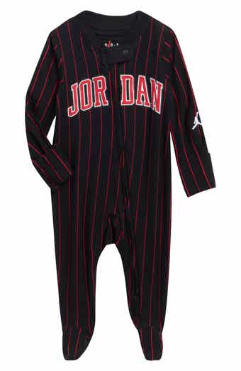 Pinstripe Footed Coverall