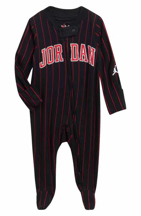 Pinstripe Footed Coverall