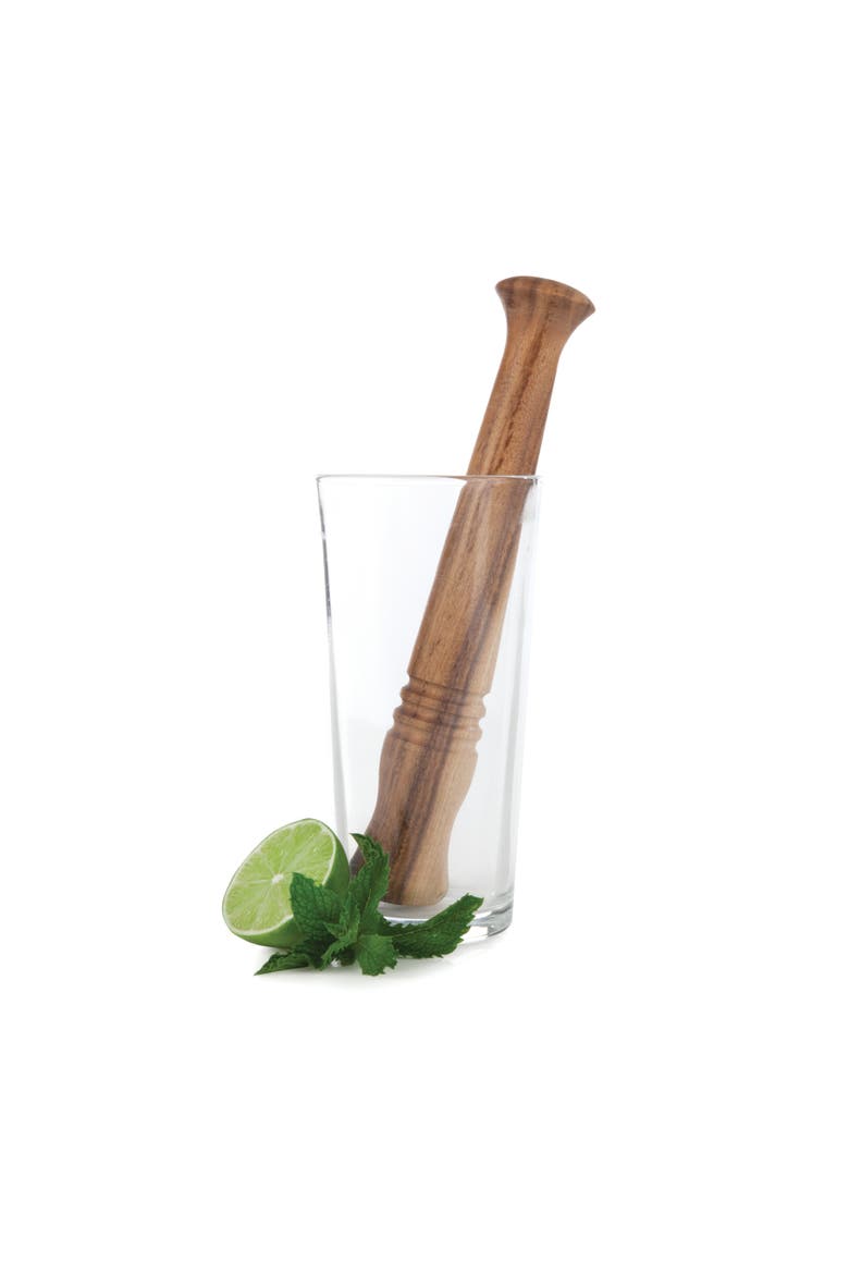 Acacia Wood Muddler, Alternate, color, Wood