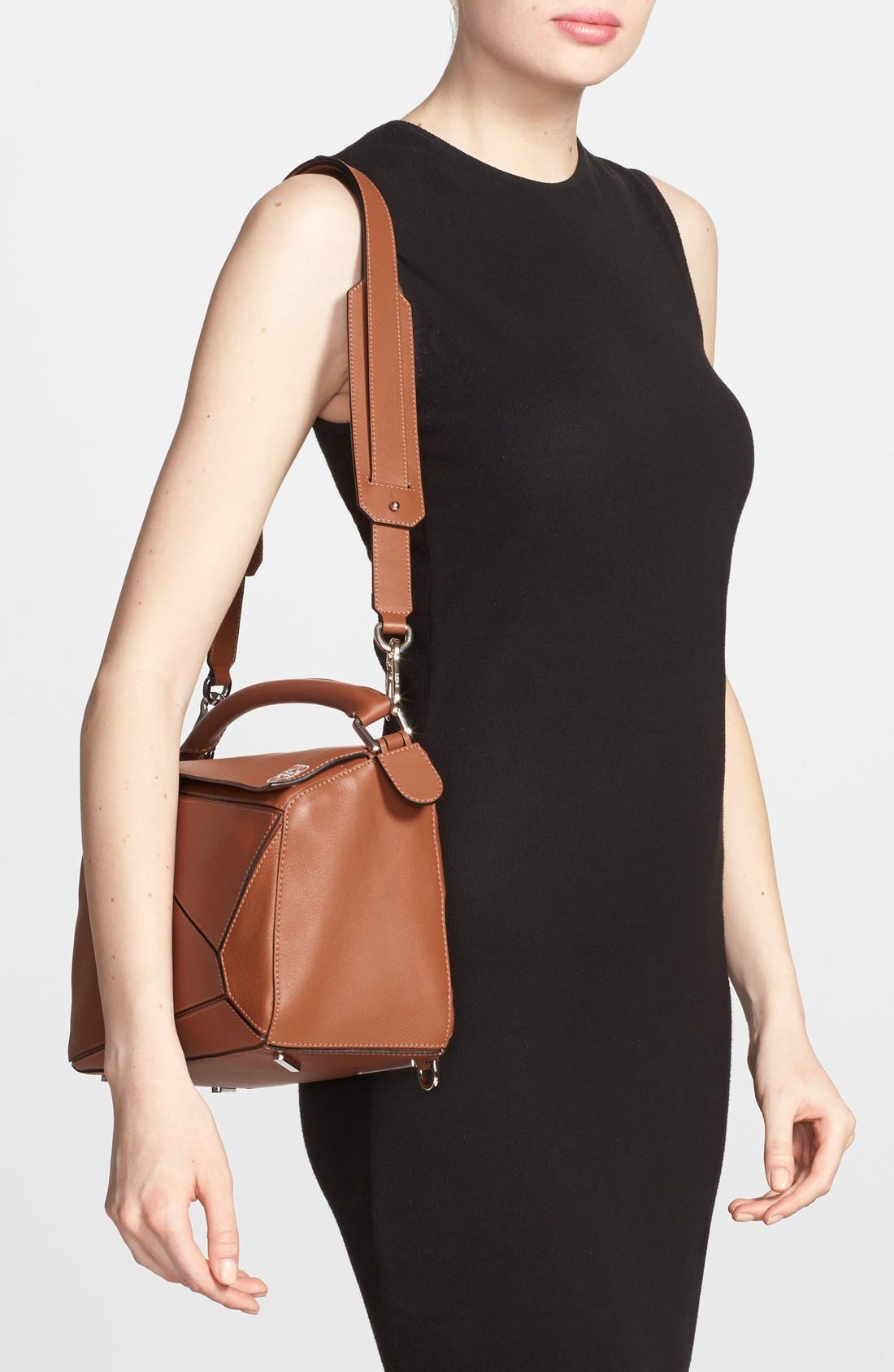 Loewe 'Puzzle' Leather Bag, Alternate, color, 